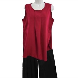 Covington Vibrant Sleeveless Blouse Large